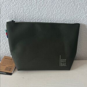 Women’s or Men’s Dark Olive Green Toiletry Bag